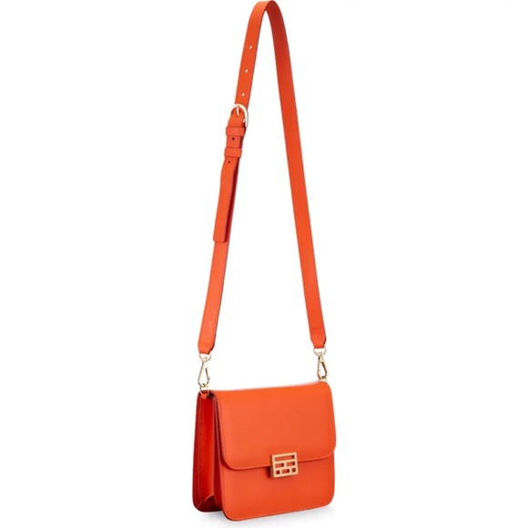 Frame Le Signature Mini in Orange Crush Shoulder Bag NWT - Picture 5 of 6